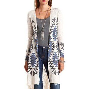 NEW Charlotte Russe Aztec Print Cardigan